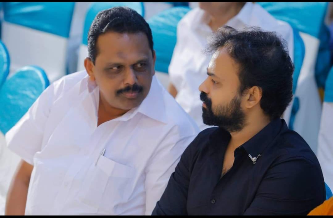 Sabu K. Jacob with Kunchacko Boban